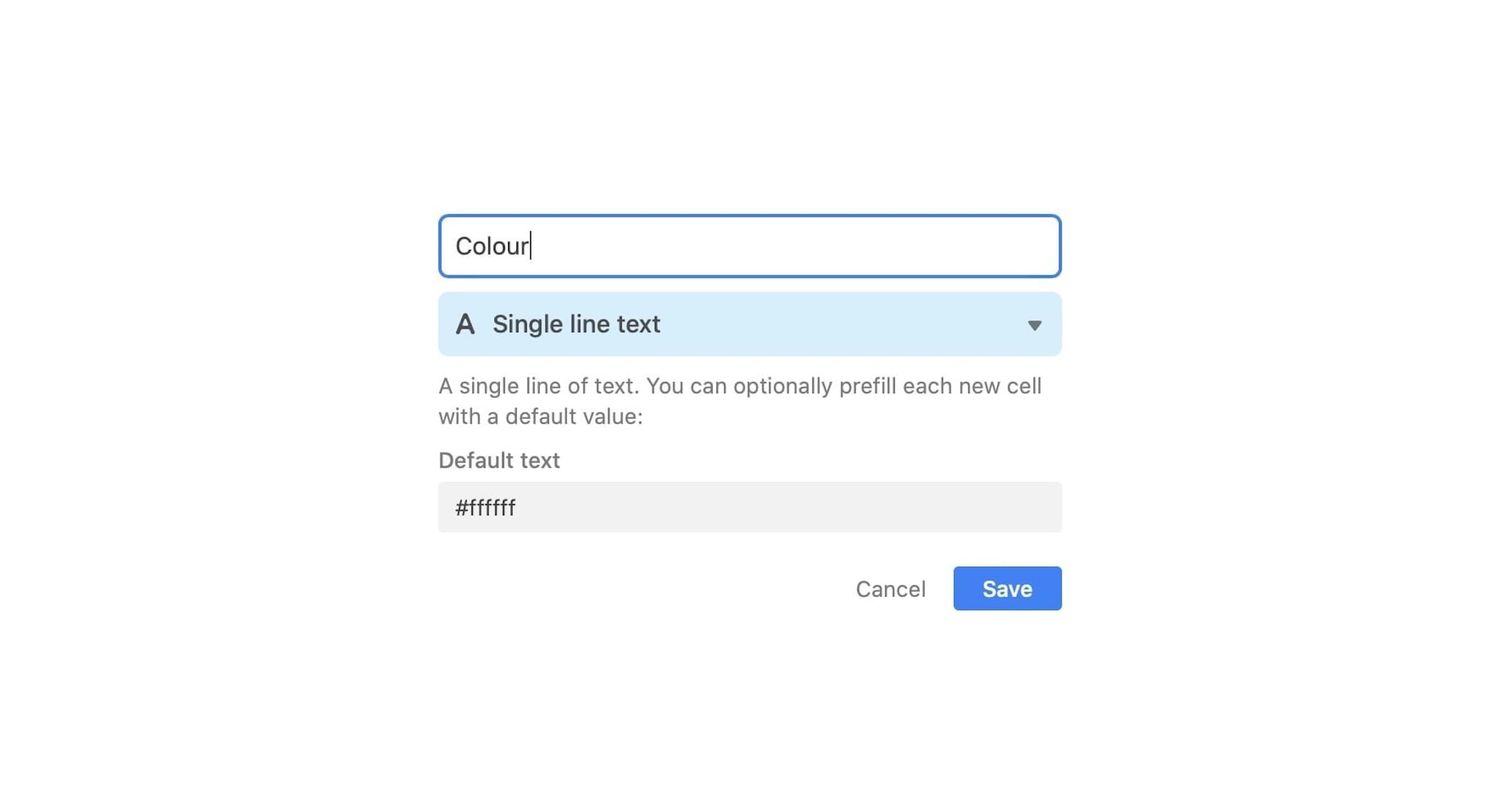 entry types in Airtable entry types in Airtable